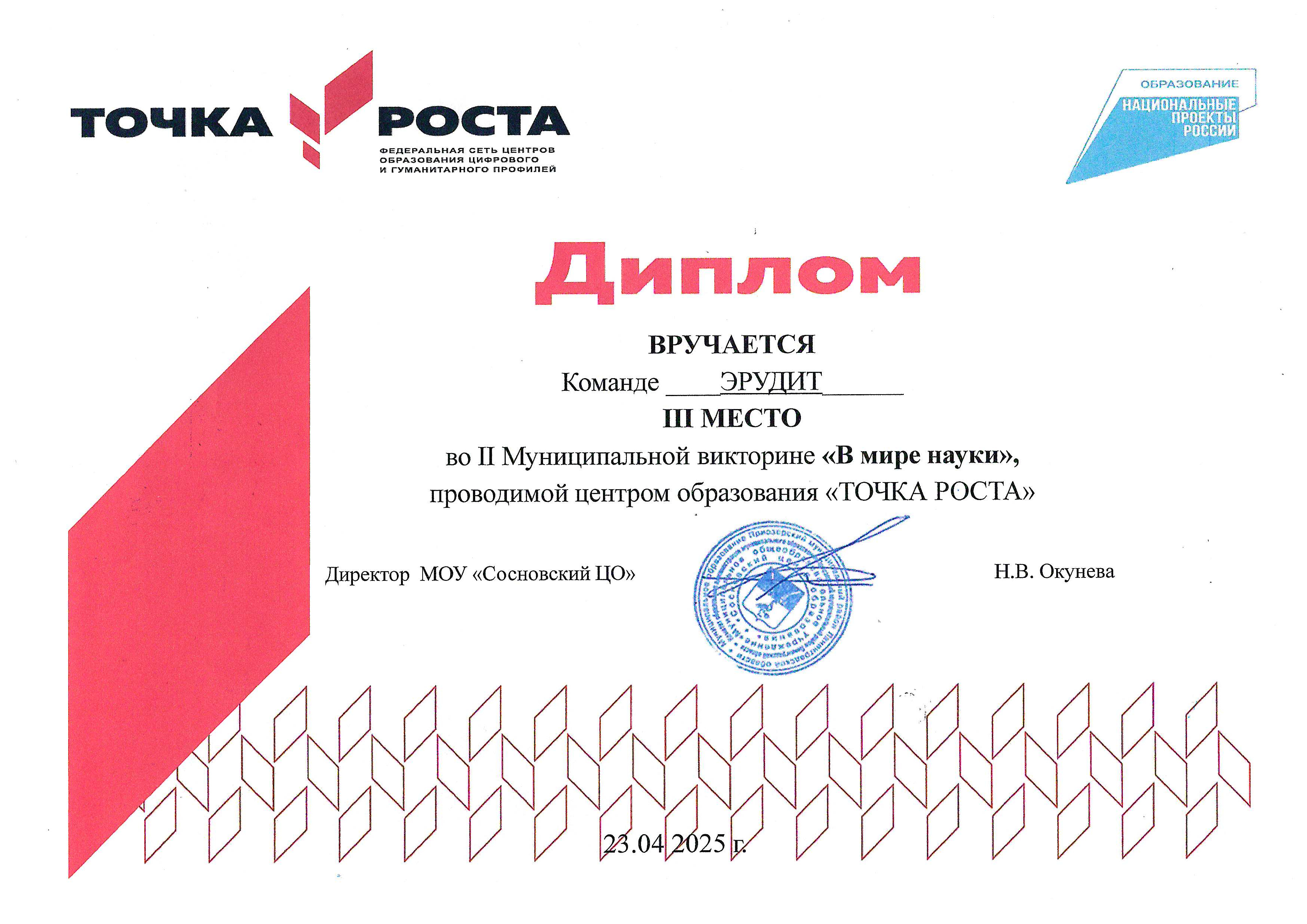 Точка роста.